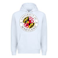 White university of maryland Premium Hoodie - artisFamous