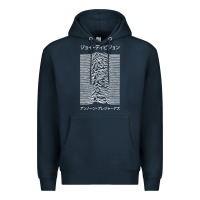 Navy joy division pleasures  japanese Premium Hoodie - artisFamous