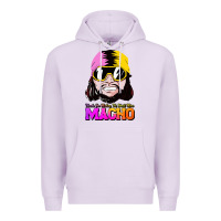 Lilac randy wrestler Premium Hoodie - artisFamous