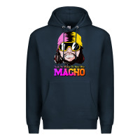 Navy randy wrestler Premium Hoodie - artisFamous