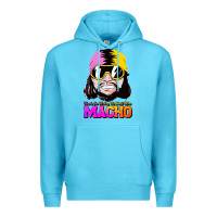 Ocean Blue randy wrestler Premium Hoodie - artisFamous