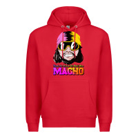 Red randy wrestler Premium Hoodie - artisFamous