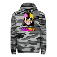 Slate Camo randy wrestler Premium Hoodie - artisFamous
