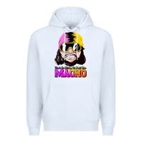 White randy wrestler Premium Hoodie - artisFamous