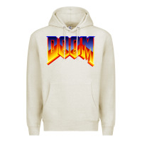 Oatmeal Heather doom video game Premium Hoodie - artisFamous