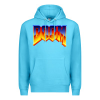 Ocean Blue doom video game Premium Hoodie - artisFamous