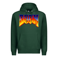 Sports Green doom video game Premium Hoodie - artisFamous