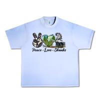 Grape Ice Peace Love Skunks Urban Heavy Tee - LillyAllenDesigns