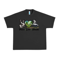 Pigment Black Peace Love Skunks Urban Heavy Tee - LillyAllenDesigns