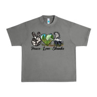 Tornado Peace Love Skunks Urban Heavy Tee - LillyAllenDesigns