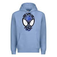 Colony Blue anyone can wear the mask Premium Hoodie - artisFamous