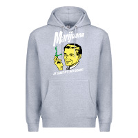 Heather Grey smoking marijuana Premium Hoodie - artisFamous