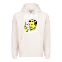 Pale Pink smoking marijuana Premium Hoodie - artisFamous