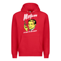 Red smoking marijuana Premium Hoodie - artisFamous
