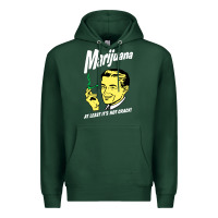 Sports Green smoking marijuana Premium Hoodie - artisFamous