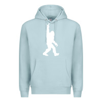 Blue Mist funny bigfoot rock and roll t shirt for sasquatch believers Premium Hoodie - artisFamous