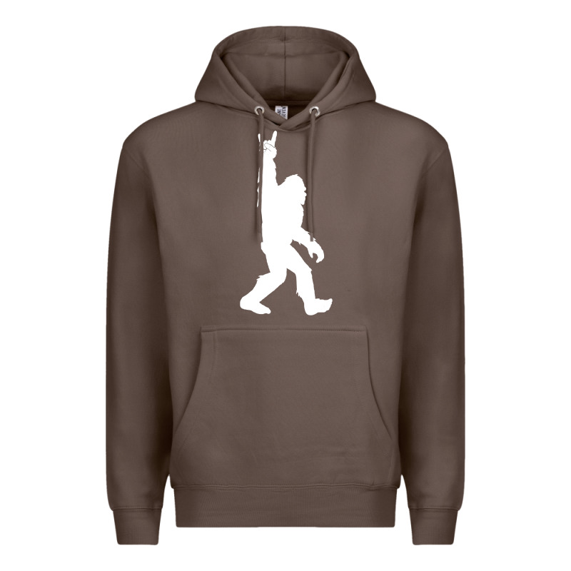 Funny Bigfoot Rock And Roll T Shirt For Sasquatch Believers Premium Hoodie by artisFamous | Teevron