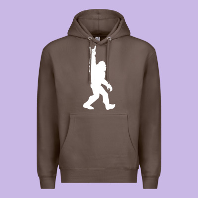 Funny Bigfoot Rock And Roll T Shirt For Sasquatch Believers Premium Hoodie Designed By Artisfamous