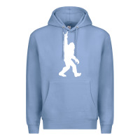 Colony Blue funny bigfoot rock and roll t shirt for sasquatch believers Premium Hoodie - artisFamous