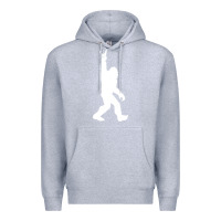 Heather Grey funny bigfoot rock and roll t shirt for sasquatch believers Premium Hoodie - artisFamous