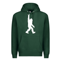 Sports Green funny bigfoot rock and roll t shirt for sasquatch believers Premium Hoodie - artisFamous