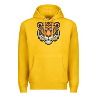 Lemon tiger vector face Premium Hoodie - artisFamous