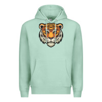 Tiger Vector Face Premium Hoodie | Teevron