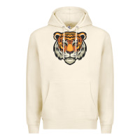 Tofu tiger vector face Premium Hoodie - artisFamous