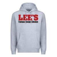 Heather Grey Lee's Famous Resto Premium Hoodie - artisFamous