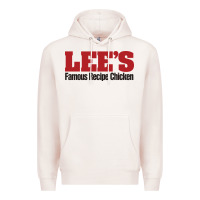 Pale Pink Lee's Famous Resto Premium Hoodie - artisFamous