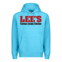 Ocean Blue Lee's Famous Resto Premium Hoodie - artisFamous