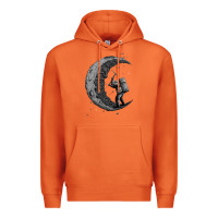 Carrot digging the moon Premium Hoodie - artisFamous