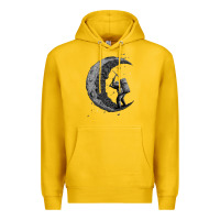Lemon digging the moon Premium Hoodie - artisFamous
