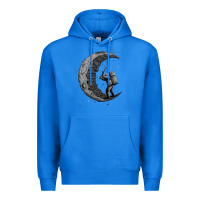 True Royal digging the moon Premium Hoodie - artisFamous