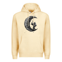 Pina Colada digging the moon Premium Hoodie - artisFamous