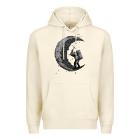 Sandshell digging the moon Premium Hoodie - artisFamous