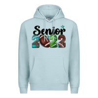 Blue Mist football senior 2022 Premium Hoodie - BarkalooDesign