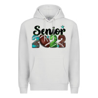 Dove Grey football senior 2022 Premium Hoodie - BarkalooDesign