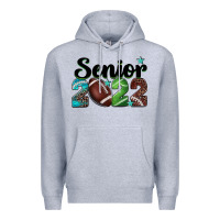 Heather Grey football senior 2022 Premium Hoodie - BarkalooDesign