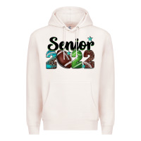 Pale Pink football senior 2022 Premium Hoodie - BarkalooDesign