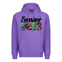 Purple football senior 2022 Premium Hoodie - BarkalooDesign
