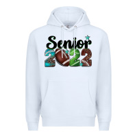 White football senior 2022 Premium Hoodie - BarkalooDesign
