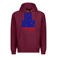 Burgundy USA Premium Hoodie - artisFamous