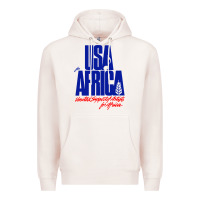Pale Pink USA Premium Hoodie - artisFamous