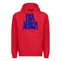 Red USA Premium Hoodie - artisFamous