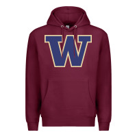 Burgundy washington Premium Hoodie - artisFamous