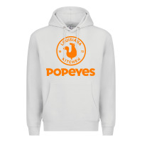 Dove Grey Resto Popeyes Art Premium Hoodie - artisFamous