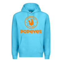 Ocean Blue Resto Popeyes Art Premium Hoodie - artisFamous