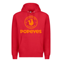 Red Resto Popeyes Art Premium Hoodie - artisFamous