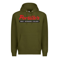 Army Green Resto Portillo's Premium Hoodie - artisFamous